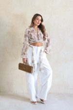 ⁦חולצת מעטפה קשירה⁩ – תמונה ⁦3⁩