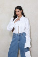 מכופתרת כיווצים ביד