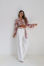 ⁦חולצת מעטפה קשירה⁩ – תמונה ⁦5⁩