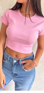 ⁦חולצת בטן בייסיק⁩ – תמונה ⁦3⁩