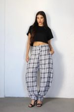 ⁦מכנס משבצות בלון⁩ – תמונה ⁦11⁩