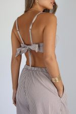 ⁦חליפת טופ פסים⁩ – תמונה ⁦2⁩