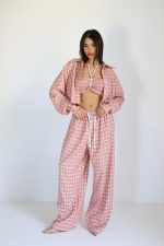 ⁦חליפת 3 חלקים משבצות⁩ – תמונה ⁦9⁩