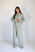 ⁦חליפת 3 חלקים משבצות⁩ – תמונה ⁦8⁩