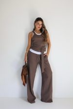 ⁦חליפת גופיה כפולה קשירה⁩ – תמונה ⁦4⁩