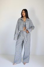 ⁦חליפת 3 חלקים משבצות⁩ – תמונה ⁦6⁩