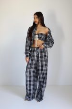 ⁦חליפת 3 חלקים משבצות⁩ – תמונה ⁦11⁩