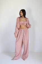 ⁦חליפת 3 חלקים משבצות⁩ – תמונה ⁦4⁩