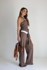 ⁦חליפת גופיה כפולה קשירה⁩ – תמונה ⁦3⁩