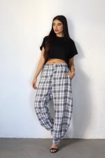 מכנס משבצות בלון