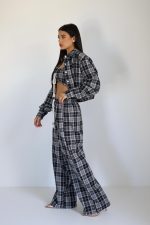 ⁦חליפת 3 חלקים משבצות⁩ – תמונה ⁦14⁩