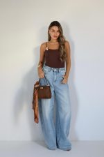 ⁦בגד גוף אבזם זהב⁩ – תמונה ⁦3⁩