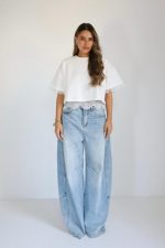 ⁦חולצה שילוב תחרה⁩ – תמונה ⁦2⁩