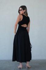 ⁦שמלת מקסי גב פתוח⁩ – תמונה ⁦4⁩