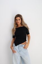 ⁦חולצת ריטה אלכסון⁩ – תמונה ⁦2⁩
