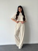 ⁦חליפת קרופ פסים⁩ – תמונה ⁦3⁩