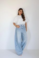 ⁦חולצה שילוב תחרה⁩ – תמונה ⁦8⁩