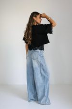 ⁦חולצה שילוב תחרה⁩ – תמונה ⁦17⁩