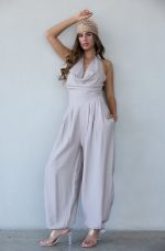 ⁦אוברול בלון פשתן⁩ – תמונה ⁦8⁩