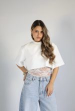 ⁦קרופ שילוב תחרה⁩ – תמונה ⁦7⁩