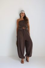 ⁦חליפת סטרפלס כפתורים⁩ – תמונה ⁦6⁩