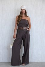 ⁦אוברול סטרפלס חגורה⁩ – תמונה ⁦4⁩