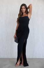⁦שמלת מקסי קשירות בגב⁩ – תמונה ⁦3⁩
