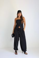 ⁦חליפת סטרפלס כפתורים⁩ – תמונה ⁦2⁩