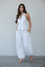 ⁦חליפת וסט משבצות⁩ – תמונה ⁦2⁩