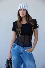⁦חולצה כריות שילוב רזיל⁩ – תמונה ⁦4⁩