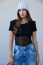 ⁦חולצה כריות שילוב רזיל⁩ – תמונה ⁦3⁩
