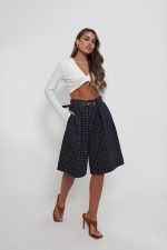 ⁦ברמודה משבצות חגורה⁩ – תמונה ⁦2⁩