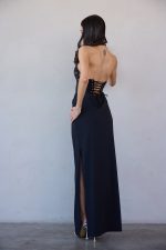 ⁦שמלה שילוב תחרה⁩ – תמונה ⁦2⁩