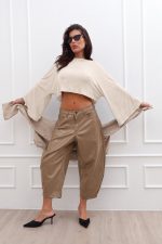 ⁦מכנס עור שר⁩ – תמונה ⁦2⁩