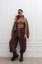 ⁦מכנס משובץ⁩ – תמונה ⁦2⁩